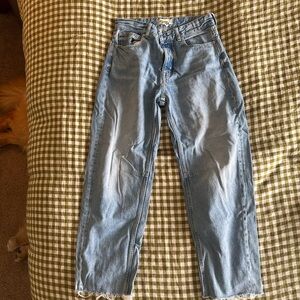 Madewell Darted Barrel-Leg Jeans